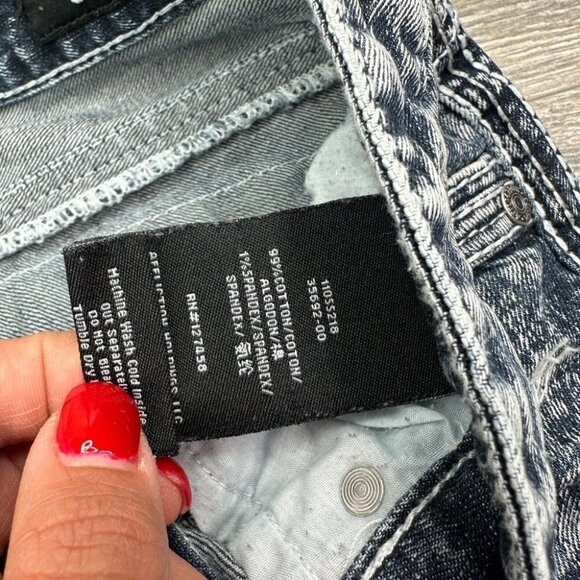 Affliction Men's ACE Jeans Size 30 (32x33 Actual) Distressed Thrashed Grunge - Picture 9 of 16